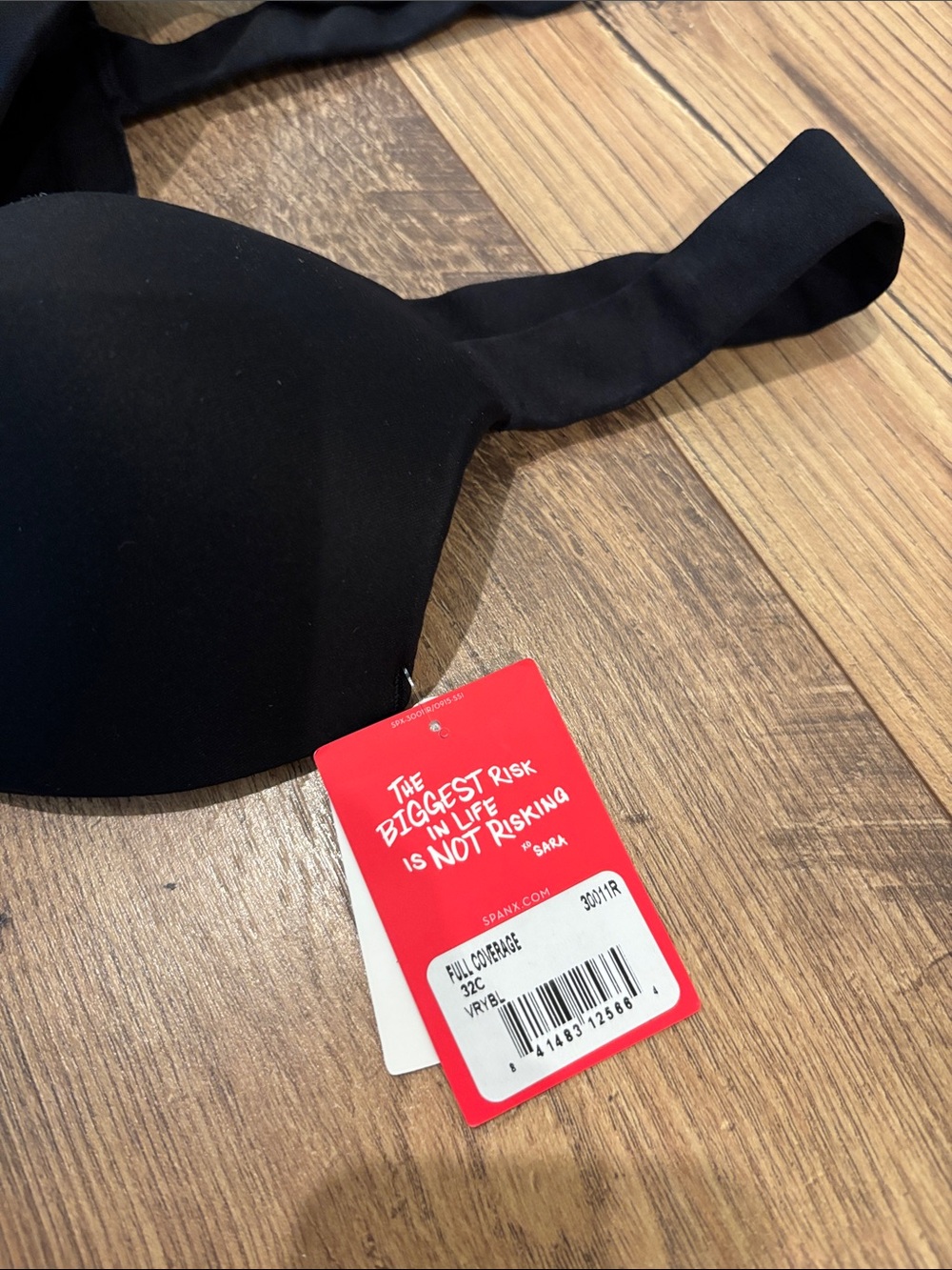 SPANX Black Seamless Full Coverage Bra - Picture 2 of 6